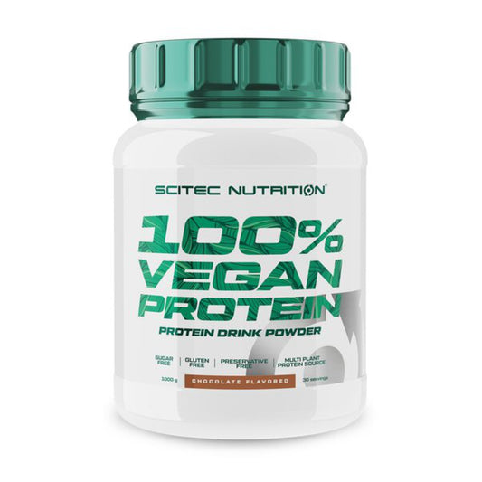 SciTec, 100% Vegan Protein, Chocolate - 1000g