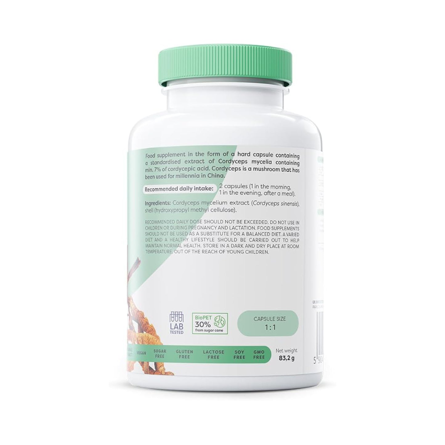 Osavi, Cordyceps 1200mg - 120 Capsules