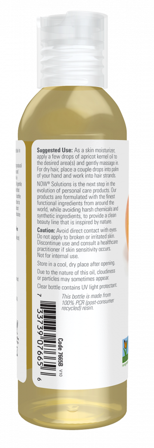 NOW Foods Apricot Oil - 473 ml.