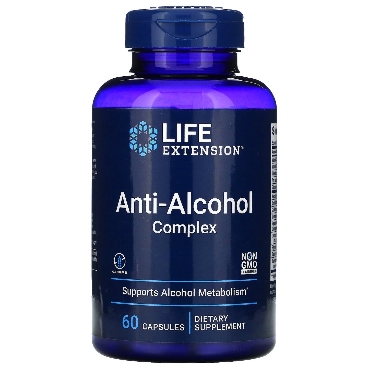 Life Extension, Anti-Alcohol Complex - 60 Capsules