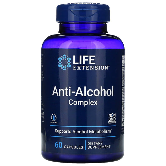 Life Extension, Anti-Alcohol Complex - 60 Capsules