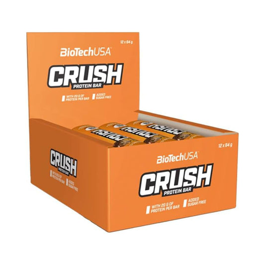 BioTechUSA, Crush Bar, Chocolate Peanut Butter - 12 x 64g