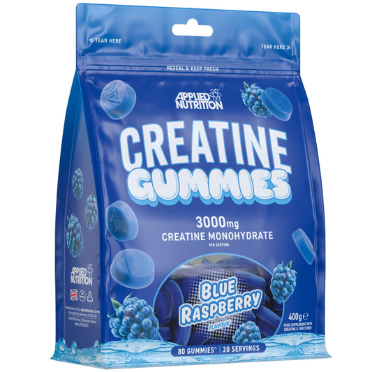 Applied Nutrition, Creatine Gummies, Blue Raspberry - 80 gummies