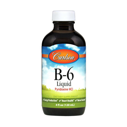 Carlson Labs, Vitamin B-6 - Pyridoxine HCl - 120 ml