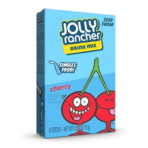 Jolly Rancher Singles to Go, Cherry - 6 Sticks