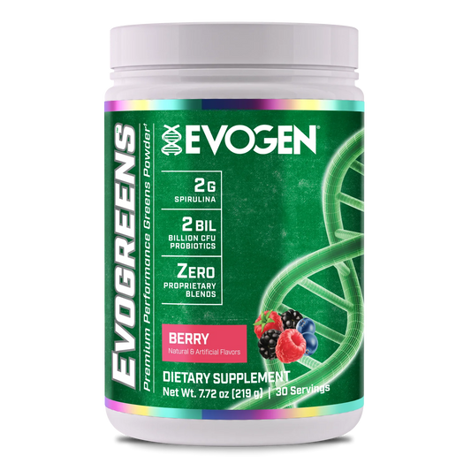 Evogen Evogreens Naturals, Berry - 234g