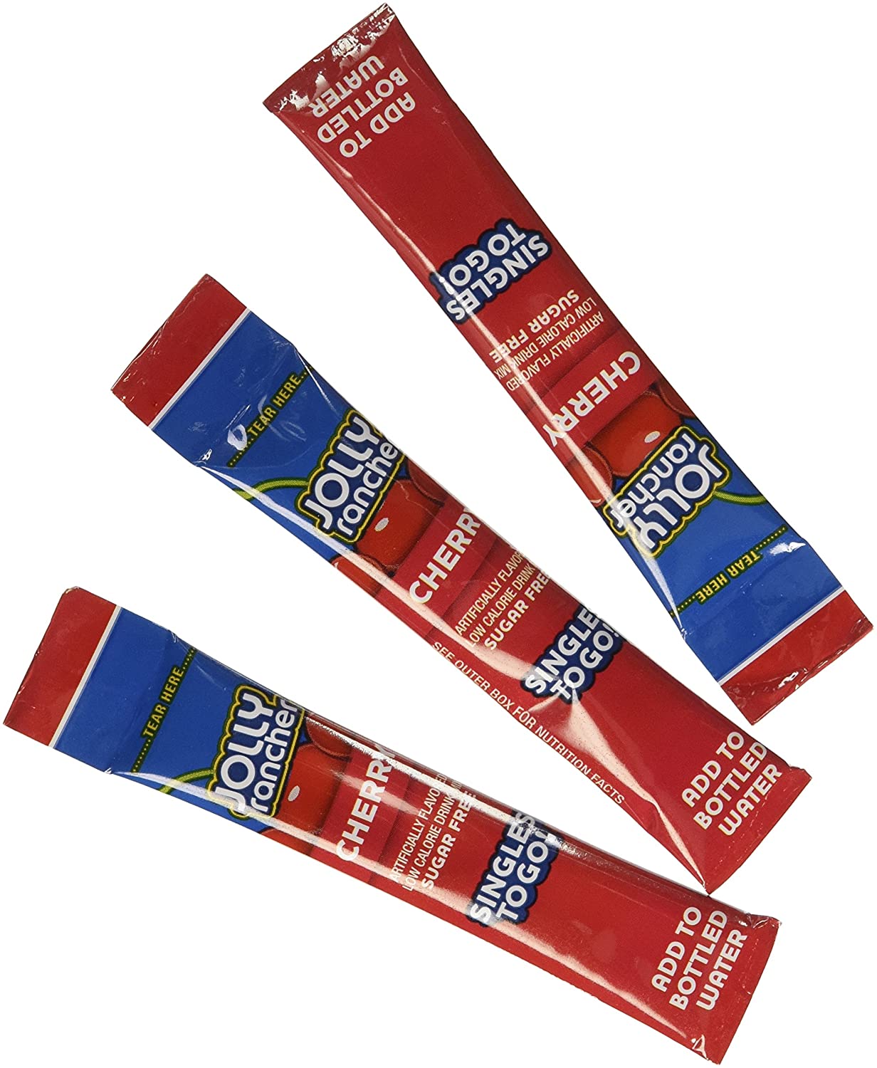 Jolly Rancher Singles to Go, Cherry - 6 Sticks