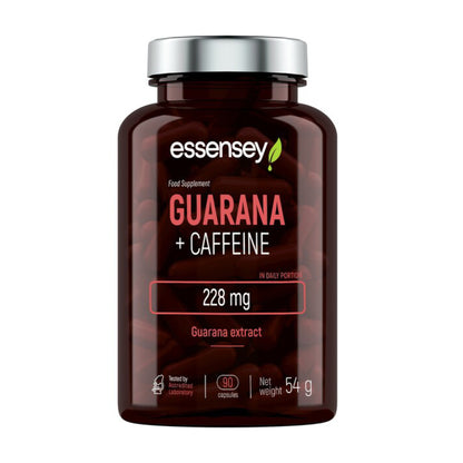 Essensey, Guarana + Caffeine - 90 Capsules