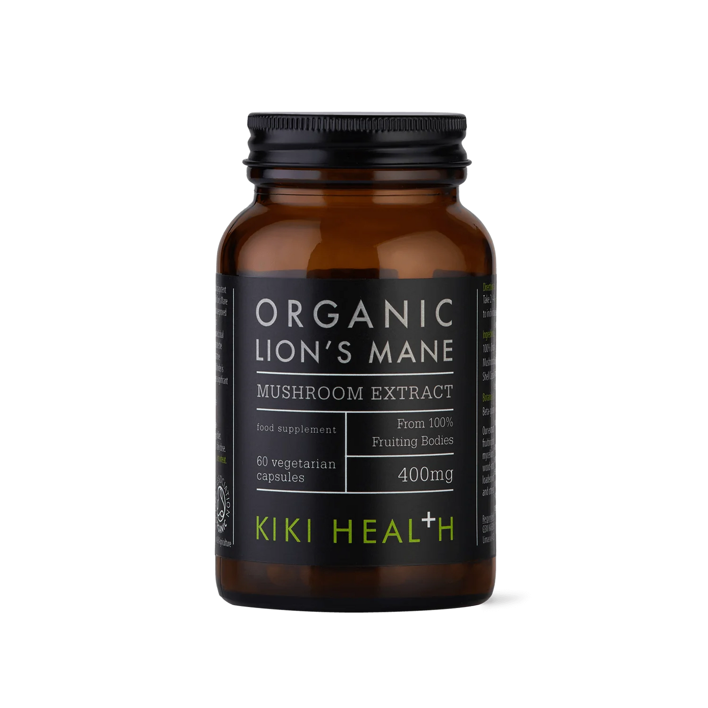 KIKI Health, Lion's Mane's Extract 400mg - 60 Capsules