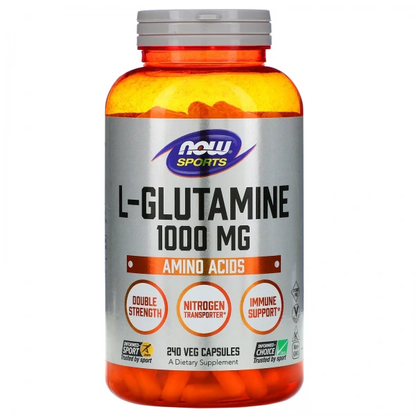 NOW Foods, L-Glutamine, 1000mg - 240 Capsules