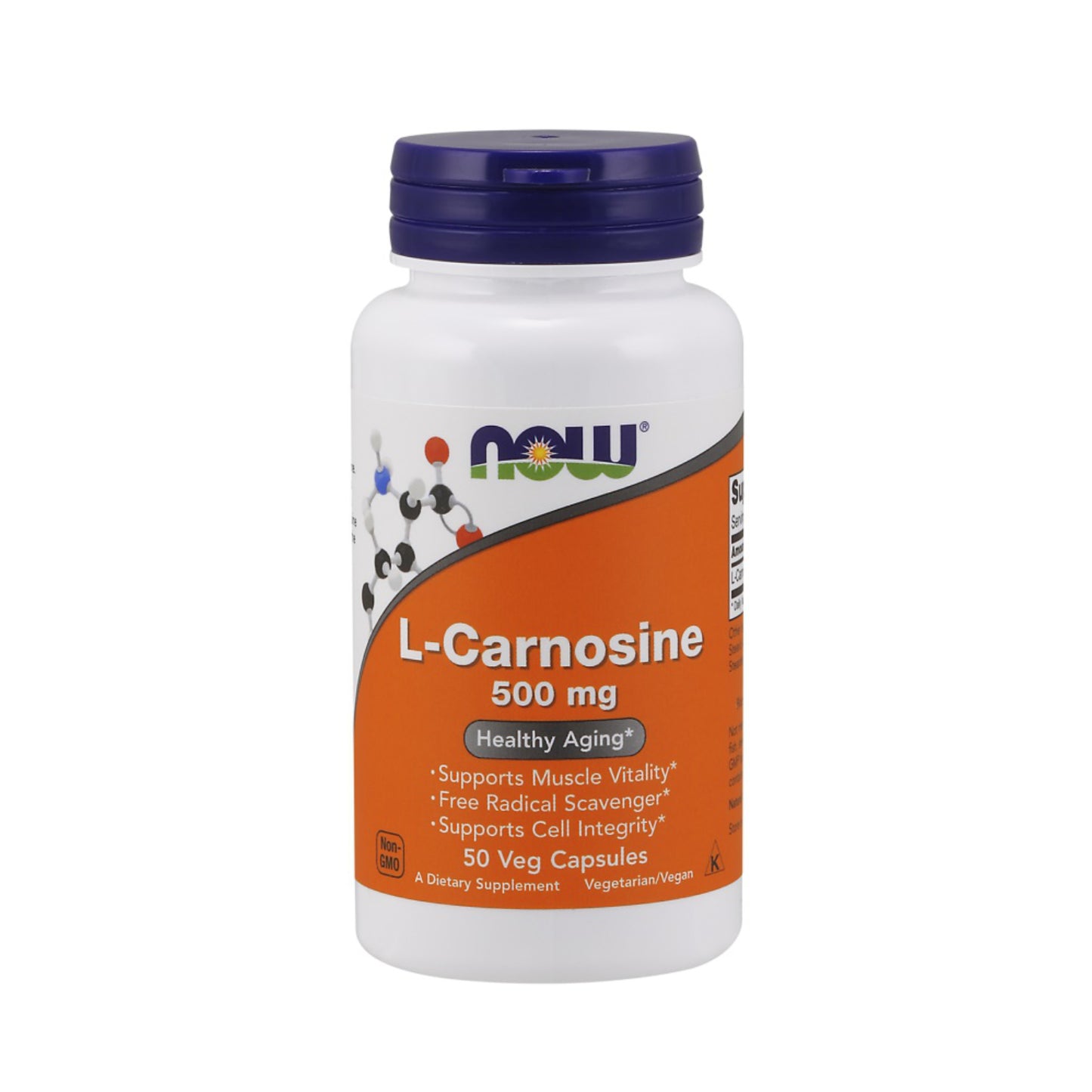 NOW Foods, L-Carnosine, 500mg - 50 Capsules