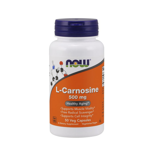 NOW Foods, L-Carnosine, 500mg - 50 Capsules