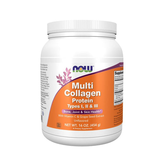 NOW Foods, Multi Collagen Protein - 454g