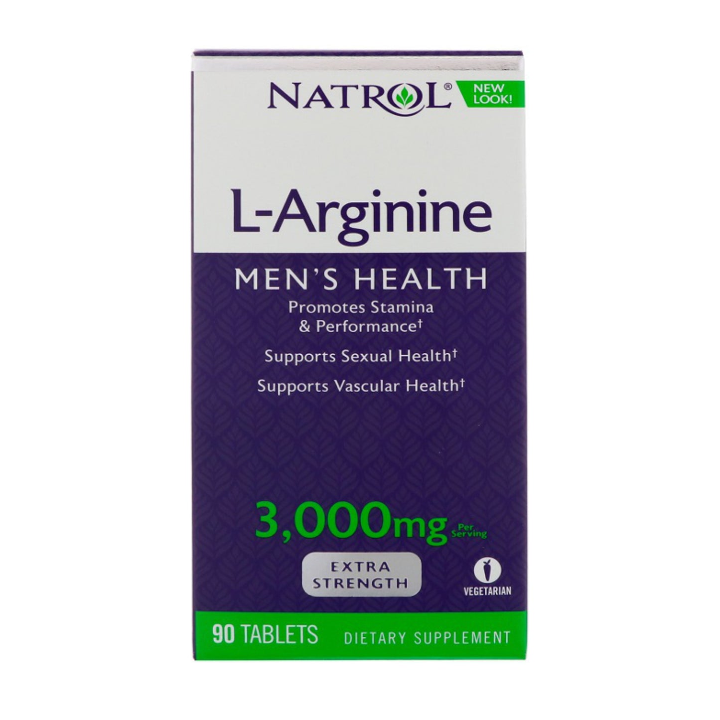 Natrol, L-Arginine, 3000mg - 90 Tablets