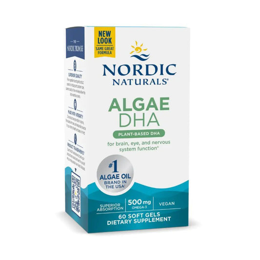 Nordic Naturals, Algae DHA, 500mg - 60 Softgels