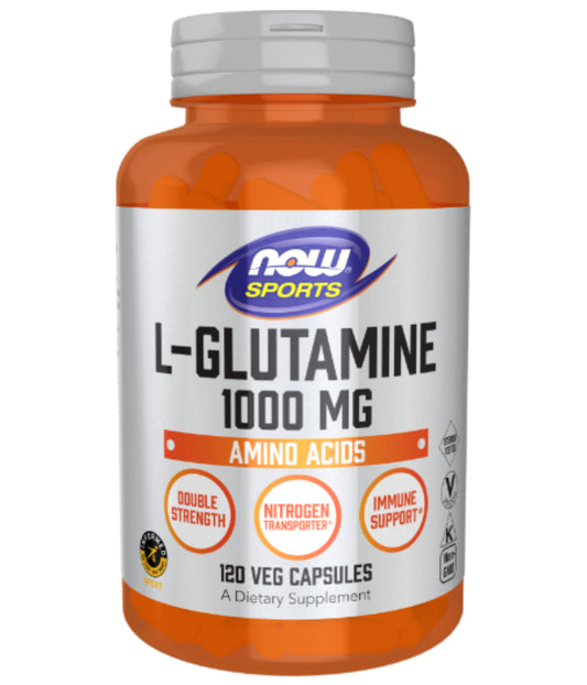 NOW Foods, L-Glutamine, 1000mg - 120 Capsules