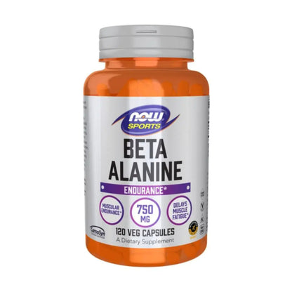 NOW Foods, Beta-Alanine, 750mg - 120 Capsules