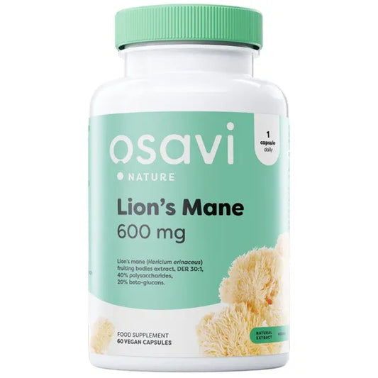 Osavi, Lion's Mane, 600mg - 60 vegan capsules
