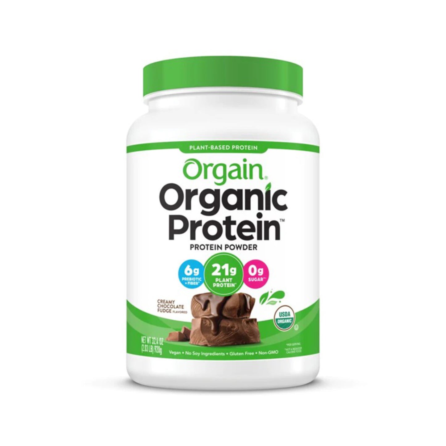 Orgain, Protein, Creamy Chocolate Fudge - 920g