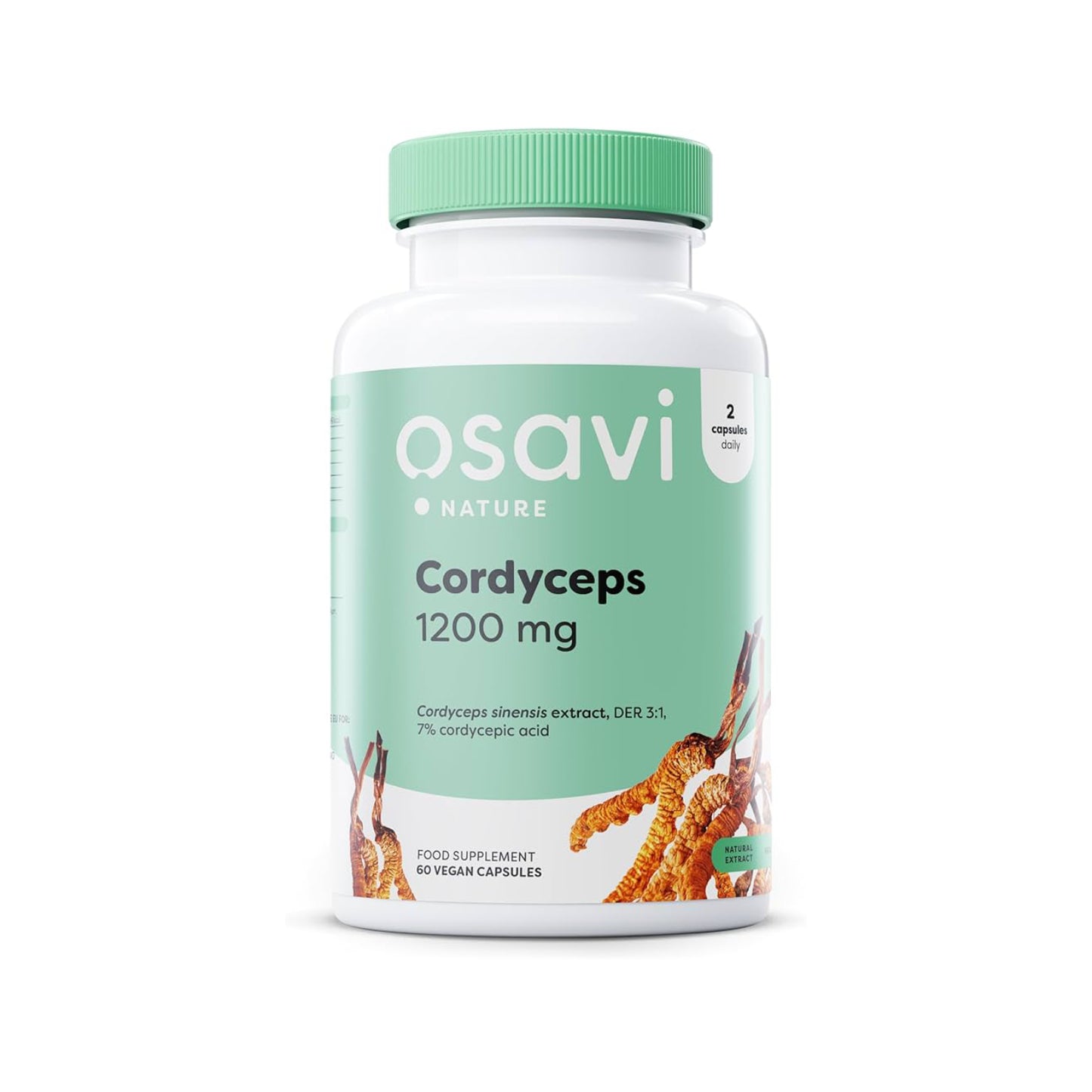 Osavi, Cordyceps 1200mg - 60 Capsules