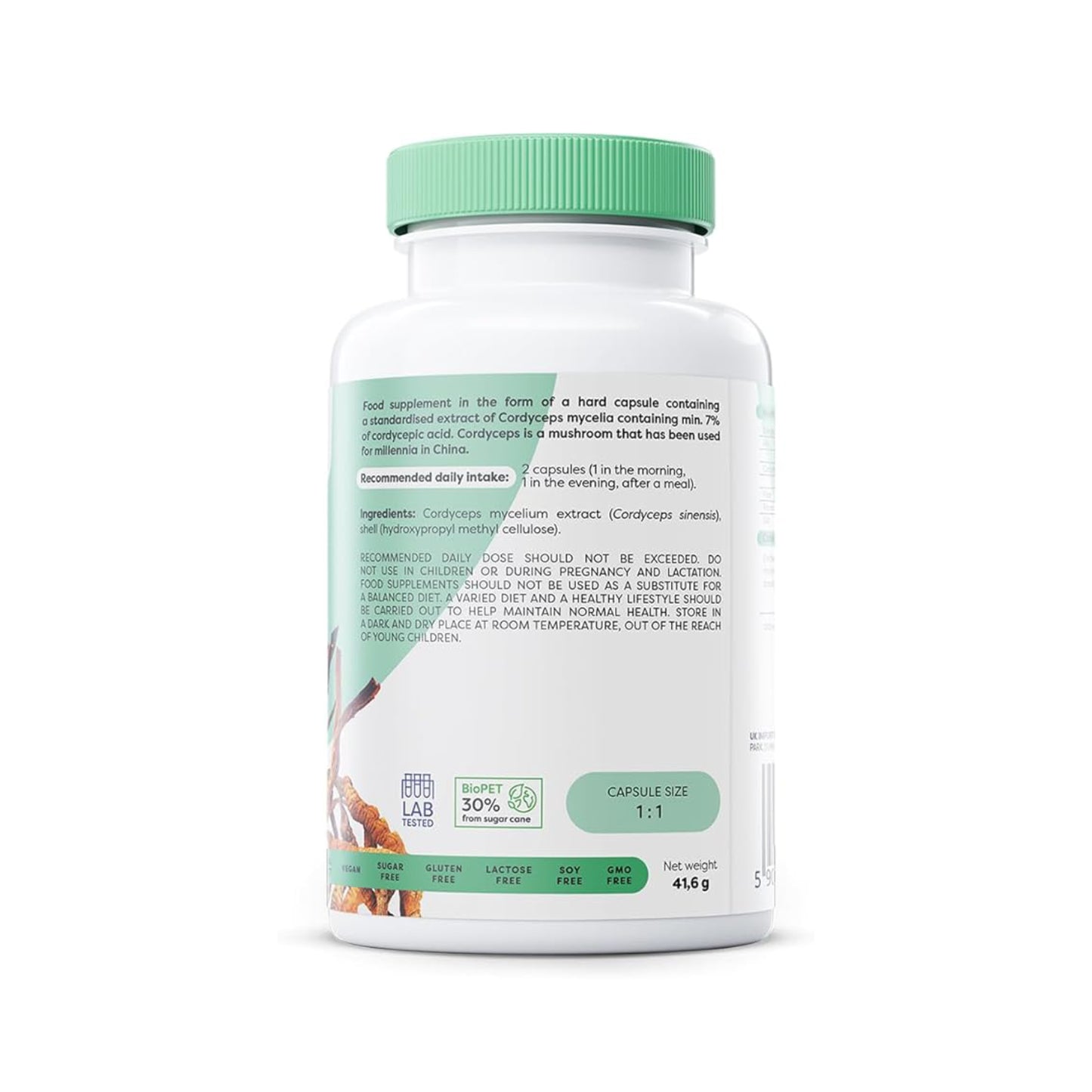 Osavi, Cordyceps 1200mg - 60 Capsules
