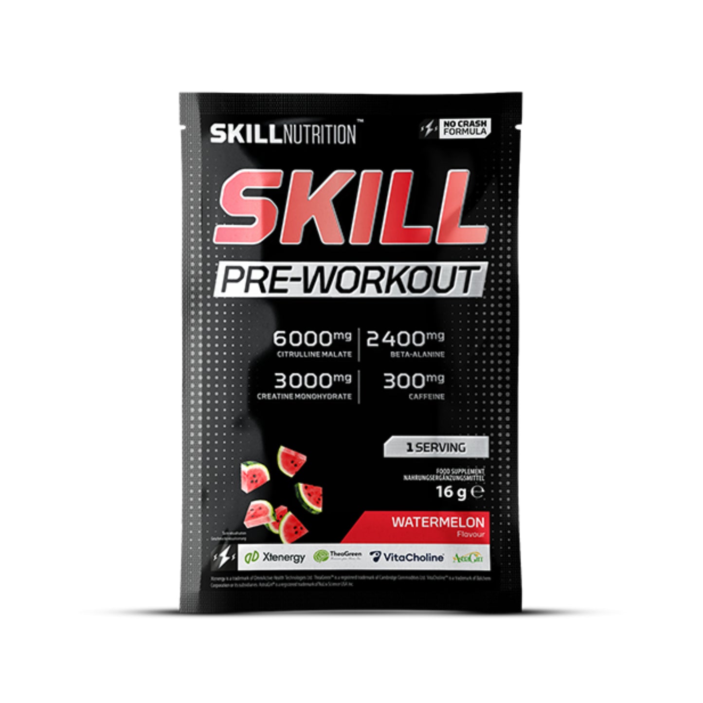 Skill Nutrition, Skill Pre-Workout, Watermelon - 16g (1 serving / Sample)