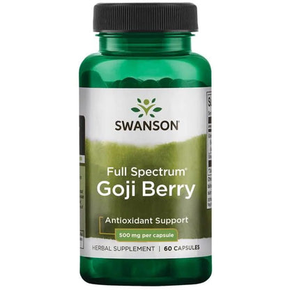 Swanson, Full Spectrum Goji Berry, 500mg - 60 Capsules