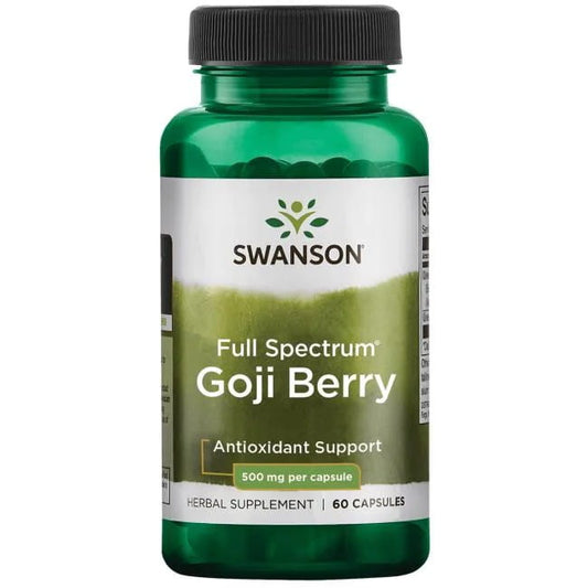 Swanson, Full Spectrum Goji Berry, 500mg - 60 Capsules