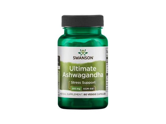 Swanson, Ashwagandha Ultimate KSM-66, 250mg - 60 Capsules