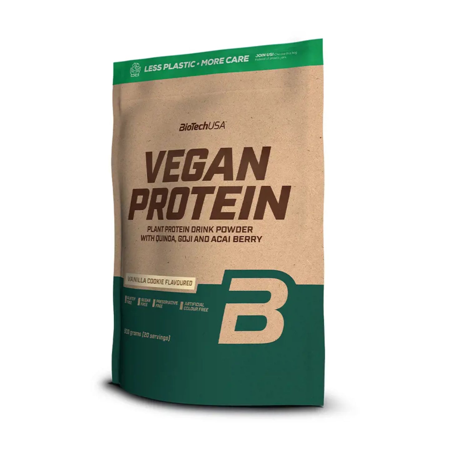 BioTechUSA, Vegan Protein, Vanilla Cookie - 500g