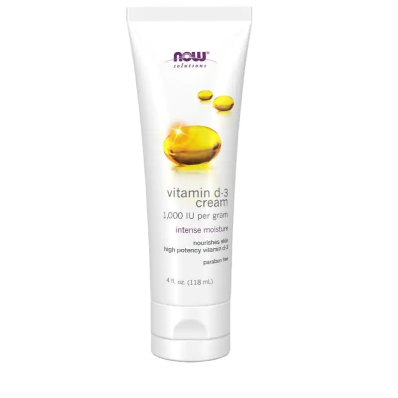 NOW Foods Vitamin D-3 Cream - 118 ml