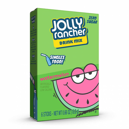 Jolly Rancher Singles to Go, Watermelon  - 6 Sticks