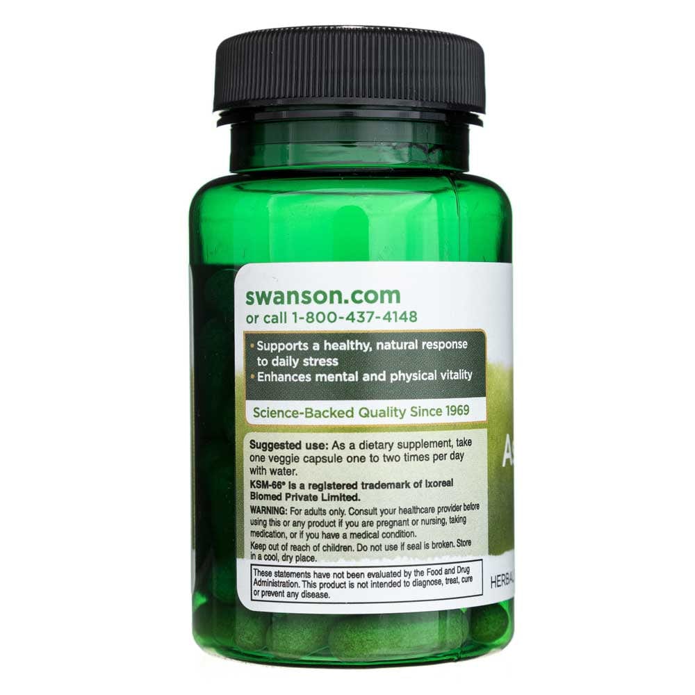 Swanson, Ashwagandha Ultimate KSM-66, 250mg - 60 Capsules