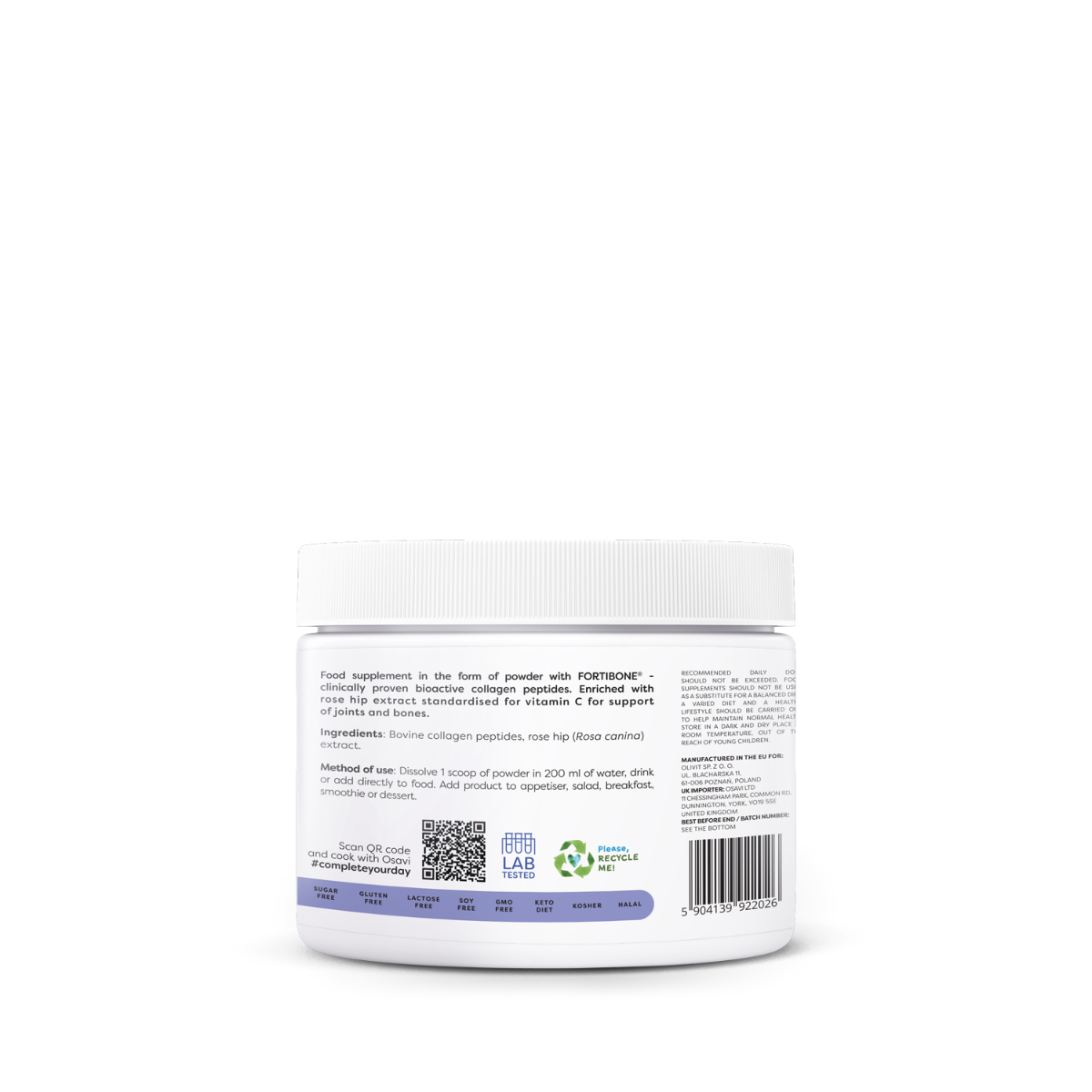 Osavi Collagen Peptides - Joints & Bones - 153 grams