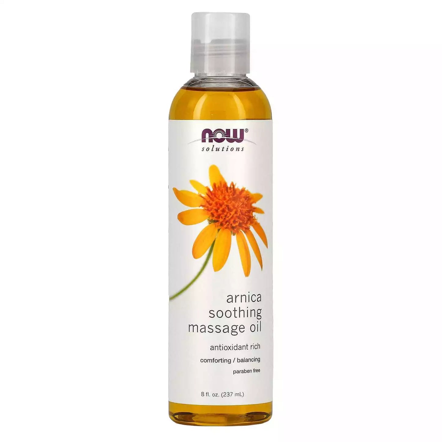 NOW Foods Arnica Soothing Massage Oil - 237 ml.