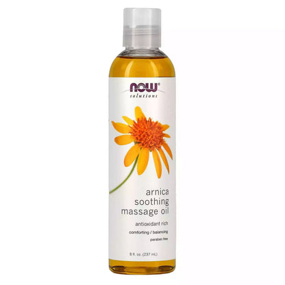 NOW Foods Arnica Soothing Massage Oil - 237 ml.