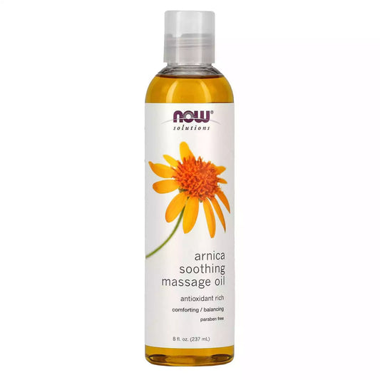 NOW Foods Arnica Soothing Massage Oil - 237 ml.