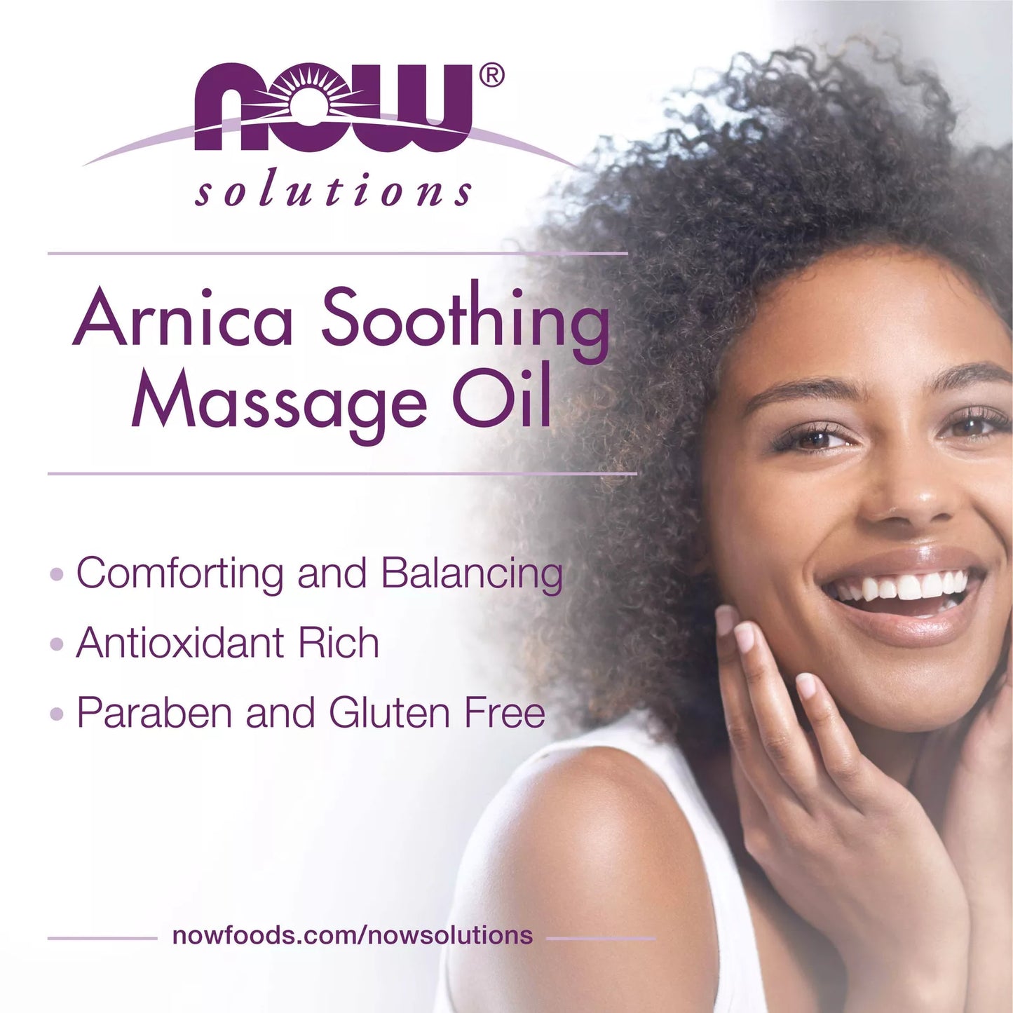 NOW Foods Arnica Soothing Massage Oil - 237 ml.