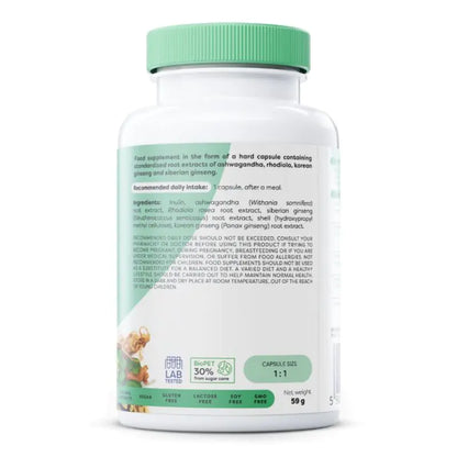 Osavi, Ashwagandha + Rhodiola & Ginseng - 120 Capsules