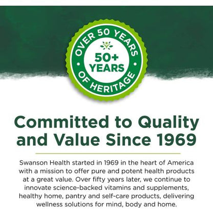 Swanson Full Spectrum Lion's Mane Mushroom, 500 mg - 60 Capsules