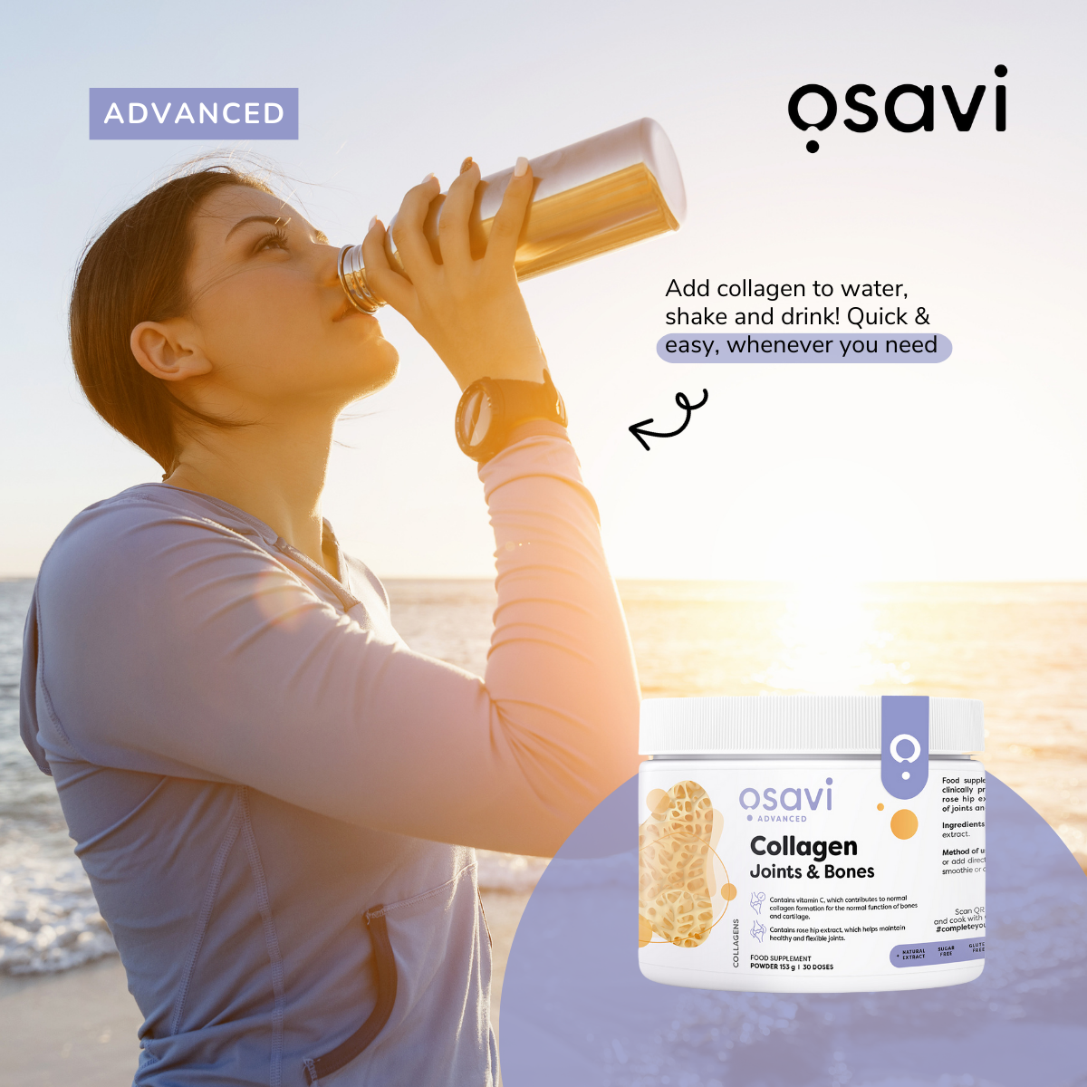 Osavi Collagen Peptides - Joints & Bones - 153 grams